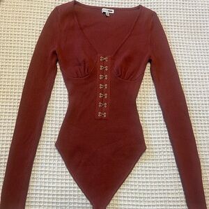Fashion Nova Long Sleeve Bodysuit